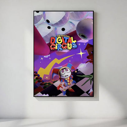 The Amazing Digital Circus 2 Poster, Anime Wall Art Decor, Unframed Anime Wall Decor