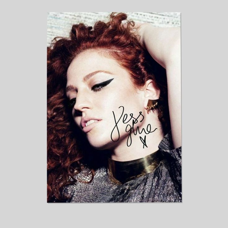 JESS GLYNNE AUTOGRAPH SIGNED PP PHOTO POSTER Retro Style - Size 24''x36''