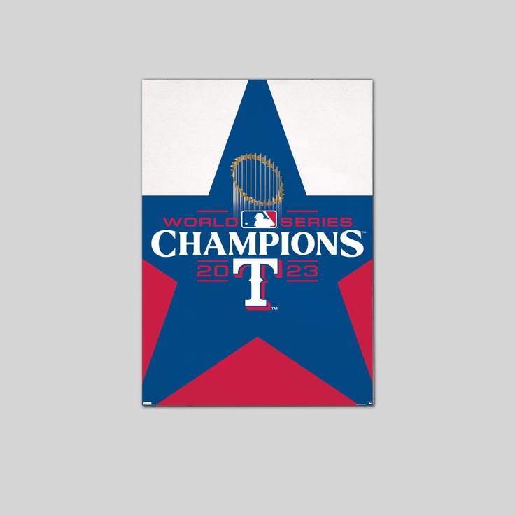 Texas Rangers - 2023 World Series Team Logo - Poster Size 24''x36''