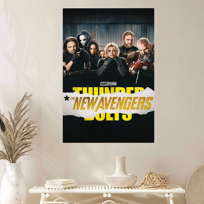 Thunderbolts Movie Poster Florence Pugh Marvel Sebastian Stan dSize 24''x36''