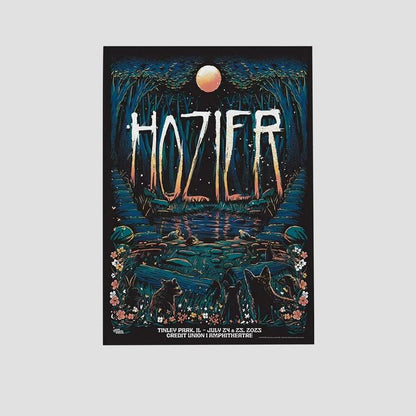 Music Poster- Hozi..er Show Tinley Park, IL 25 July 2025 Poster - Vintage Style - Size 24x36