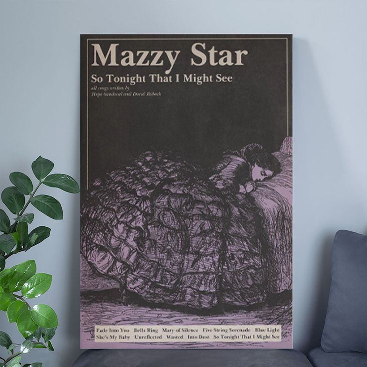 Mazzy Star 'So Tonight That I Might See' Album Cover Poster Size 24''x36''