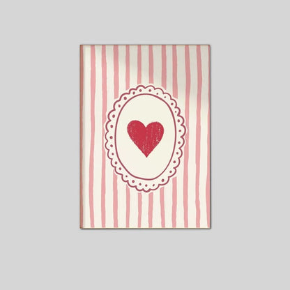 Vintage Valentines Wall Art Poster Full Size 24''x36''
