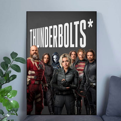 Thunderbolts Movie Poster Florence Pugh Marvel Sebastian Stan fSize 24''x36''