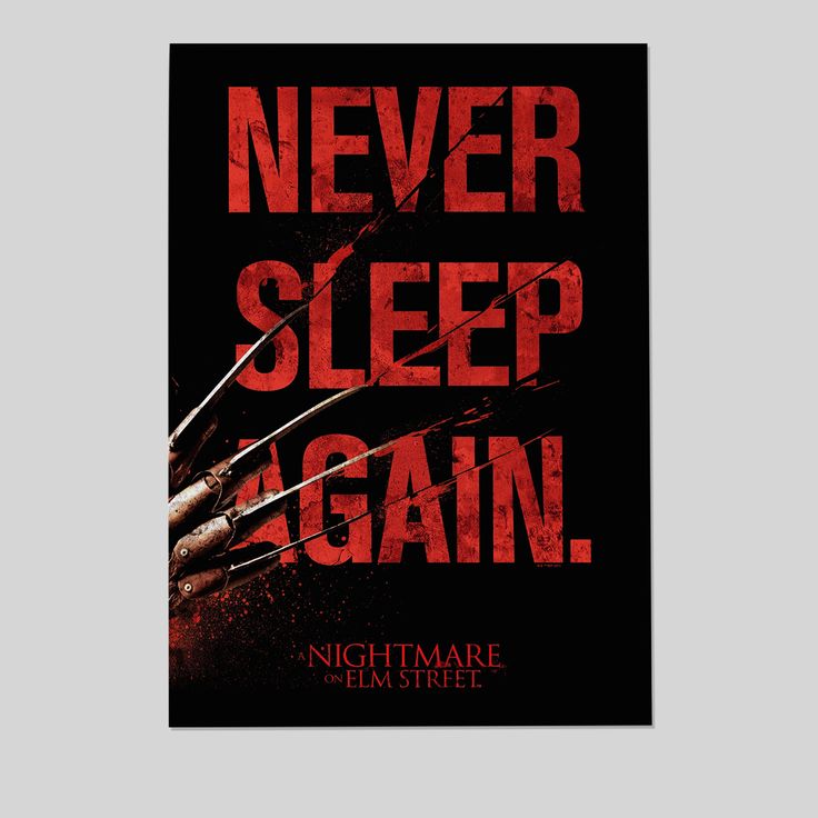 A Nightmare on Elm Street - Sleep Wall Poster Size 24''x36''