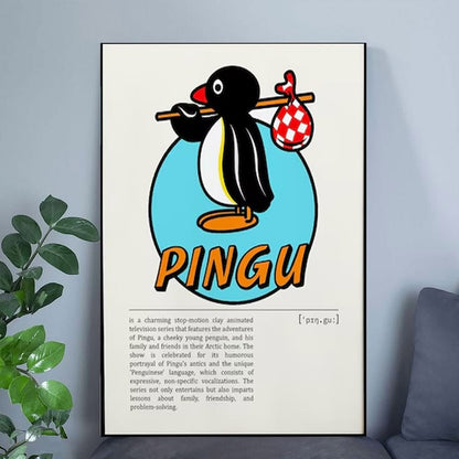 Lucky Shop Retro Pingu TV Show Poster Full Size 24''x36''