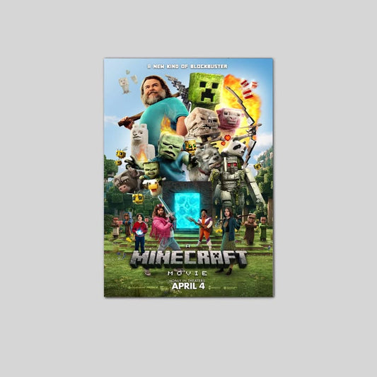 Minecraft Movie Poster Minecraft The Movie Poster Poster Size 24''x36''
