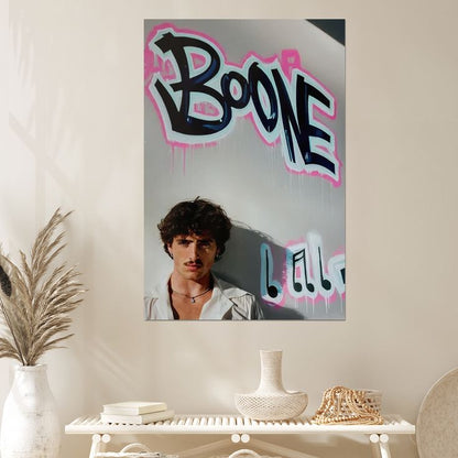 Music Poster Benson Boone Poster Retro Style - Size 24''x36''