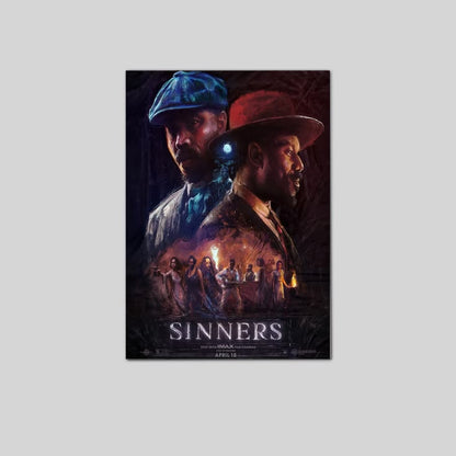 Sinners Movie Poster Michael B Jordan Hailee Steinfeld Miles Size 24''x36''