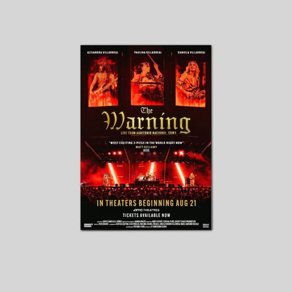 The Warning Live from Auditorio Nacional Poster Size 24''x36''