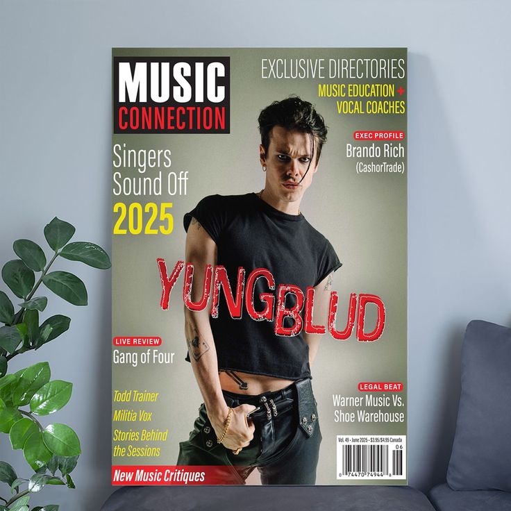 Yungblud cover story for Music Connection magazine Size 24''x36''