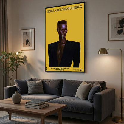 Grace Jones Poster Art Painting Wall Art Picture bedroom Decor Size 24''x36''