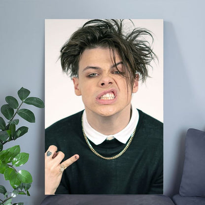 Yungblud Poster Canvas Prints Room Aesthetic Poster For Bedroom Gift Home Office Decorations Gift Unframed Size 24''x36''