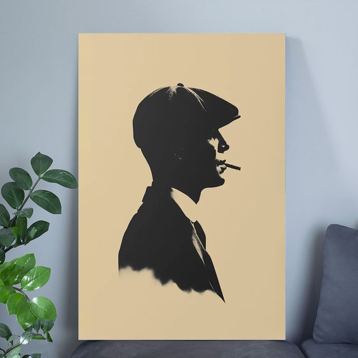 Movie Poster- Peaky Blinders Tv Series Movie Poster - Vintage Style - Size 24x36
