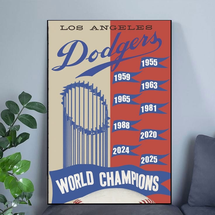 Los Angeles Dodgers 2025 Back to Freeman Ohtani World Series Champion Poster Size 24''x36''
