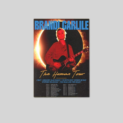 Brandi Carlile The Human Tour 2026 Schedule Concert Poster Size 24''x36''