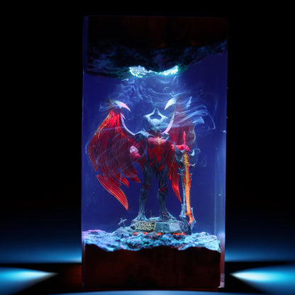 Darkin Greatsword Warrior Resin Lamp