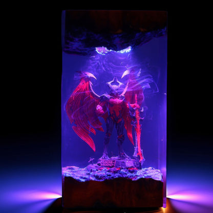 Darkin Greatsword Warrior Resin Lamp