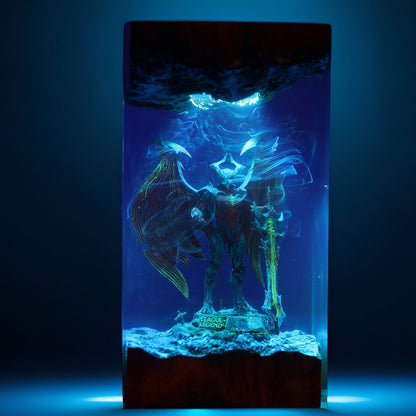 Darkin Greatsword Warrior Resin Lamp