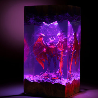 Darkin Greatsword Warrior Resin Lamp