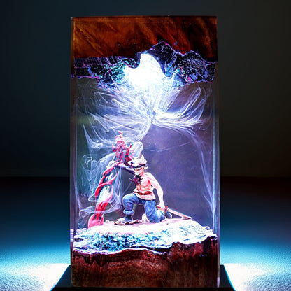 Dark Anti Magic Knight Demon Form Resin Lamp