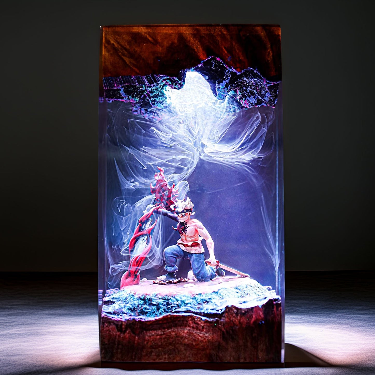 Dark Anti Magic Knight Demon Form Resin Lamp