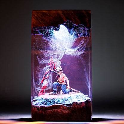 Dark Anti Magic Knight Demon Form Resin Lamp