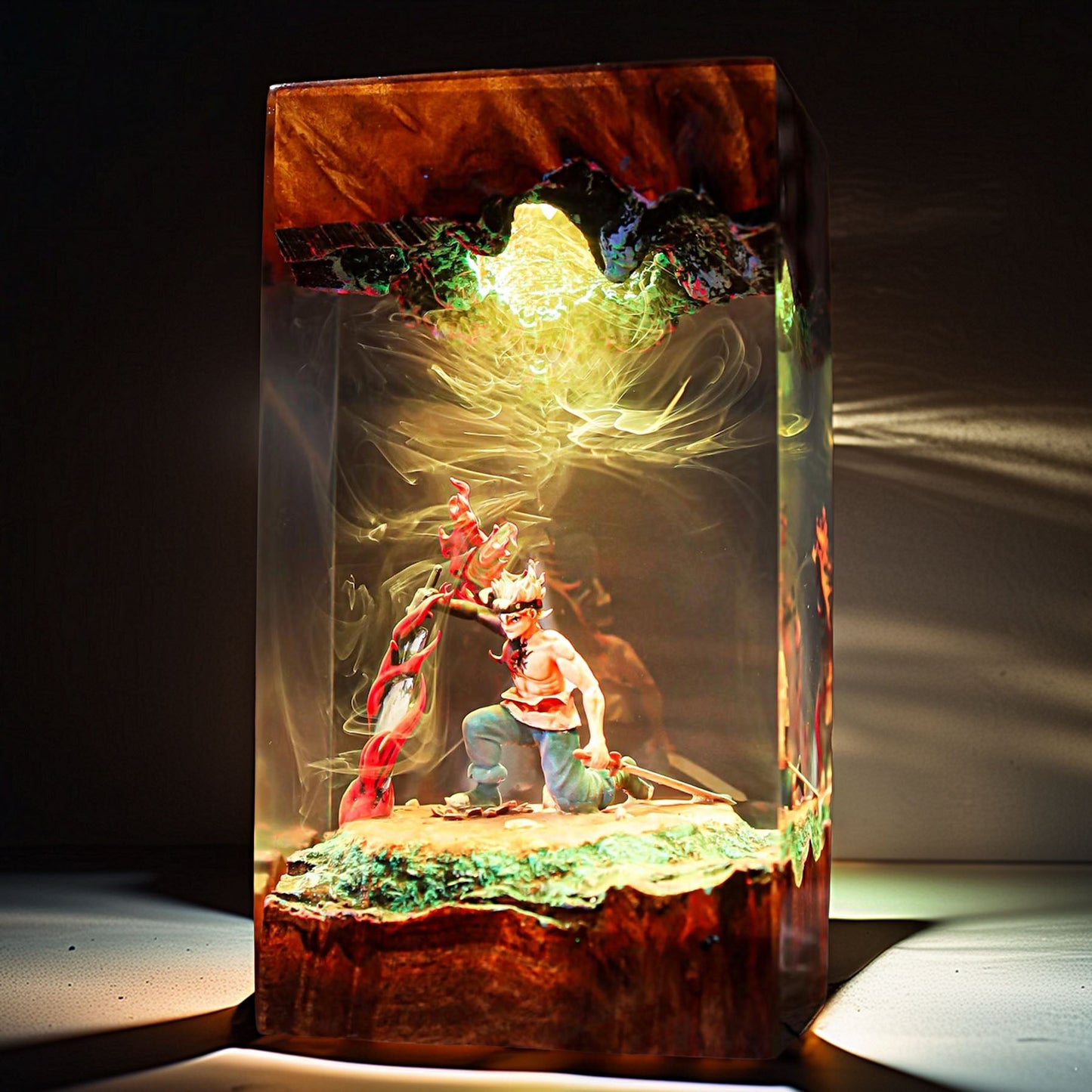 Dark Anti Magic Knight Demon Form Resin Lamp