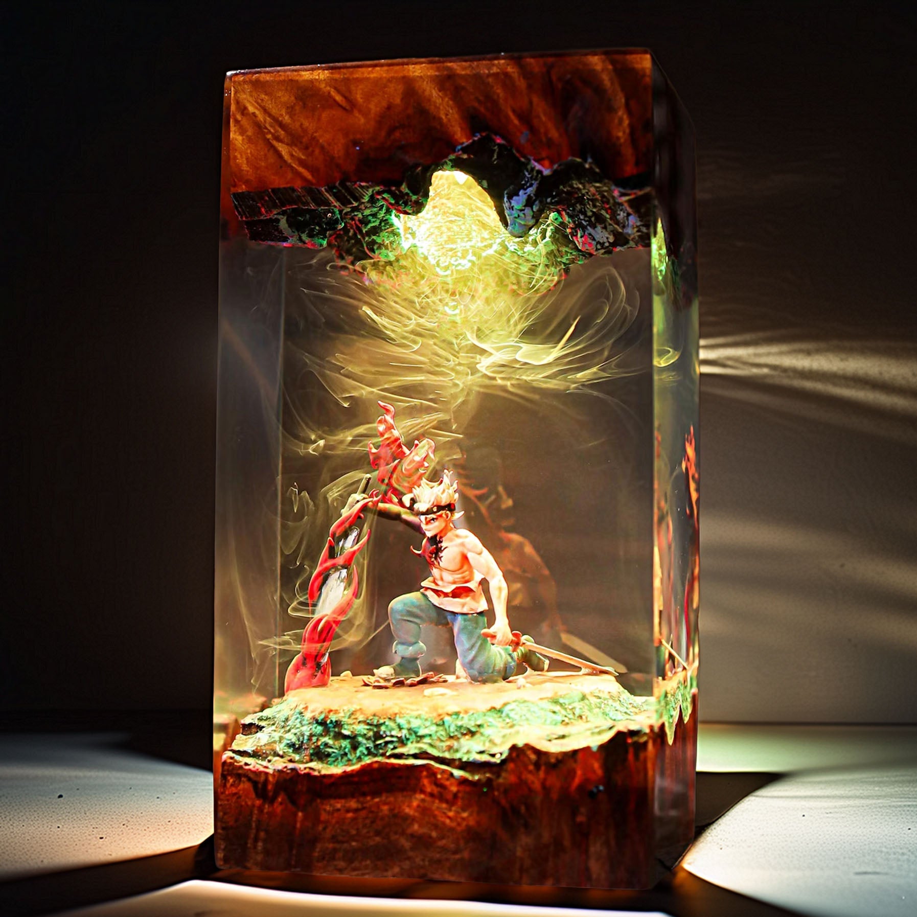 Dark Anti Magic Knight Demon Form Resin Lamp