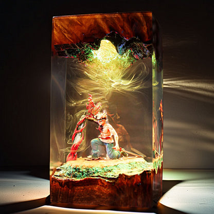 Dark Anti Magic Knight Demon Form Resin Lamp