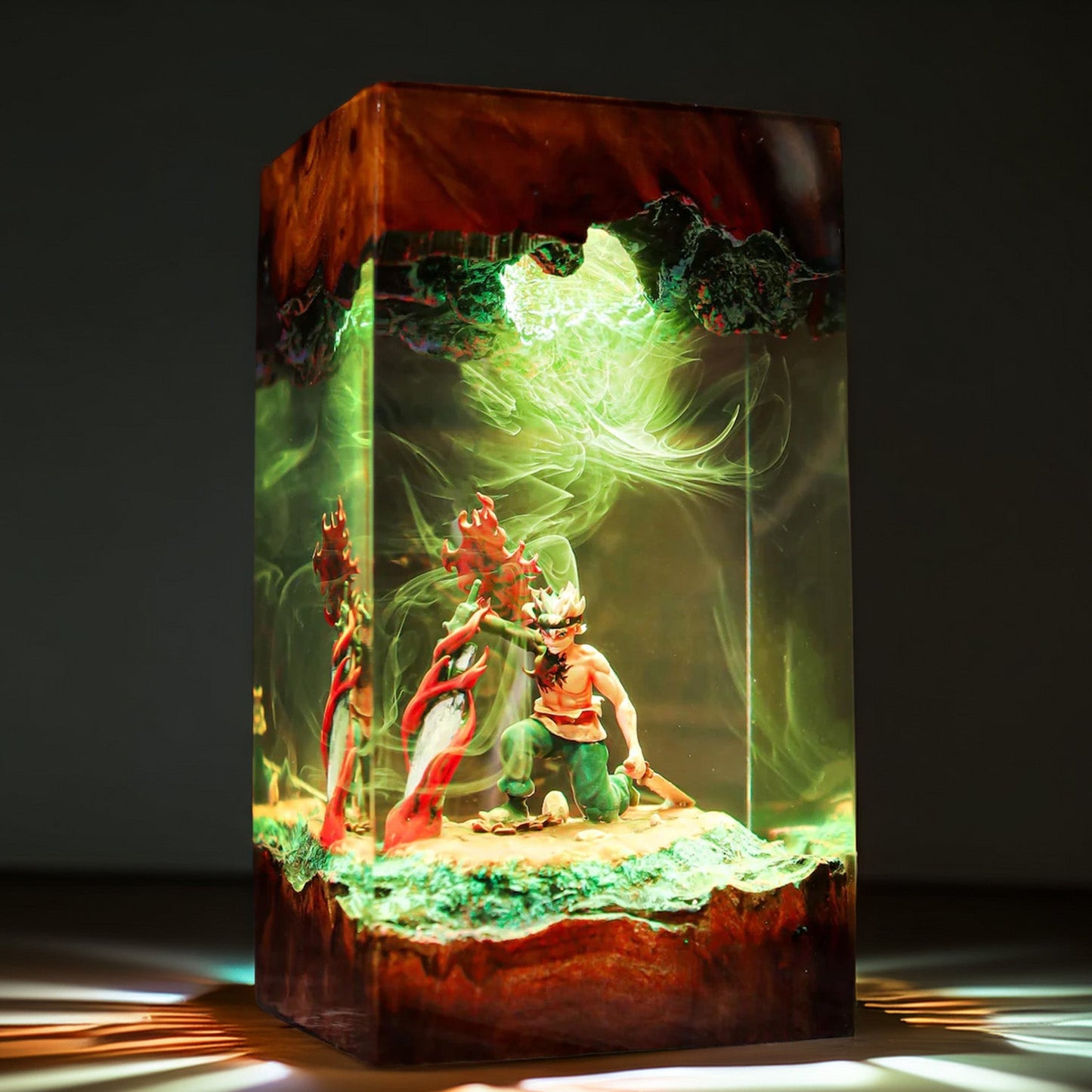 Dark Anti Magic Knight Demon Form Resin Lamp