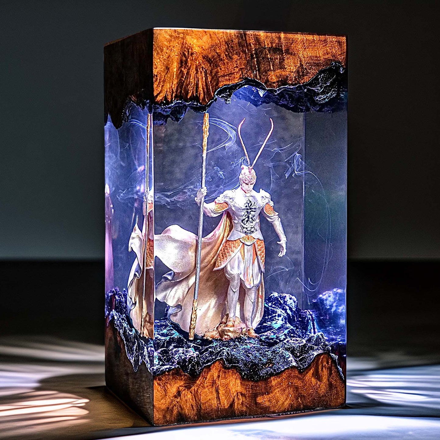 Mythic Monkey Sage Resin Lamp 2