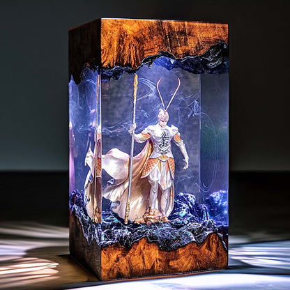 Mythic Monkey Sage Resin Lamp 2