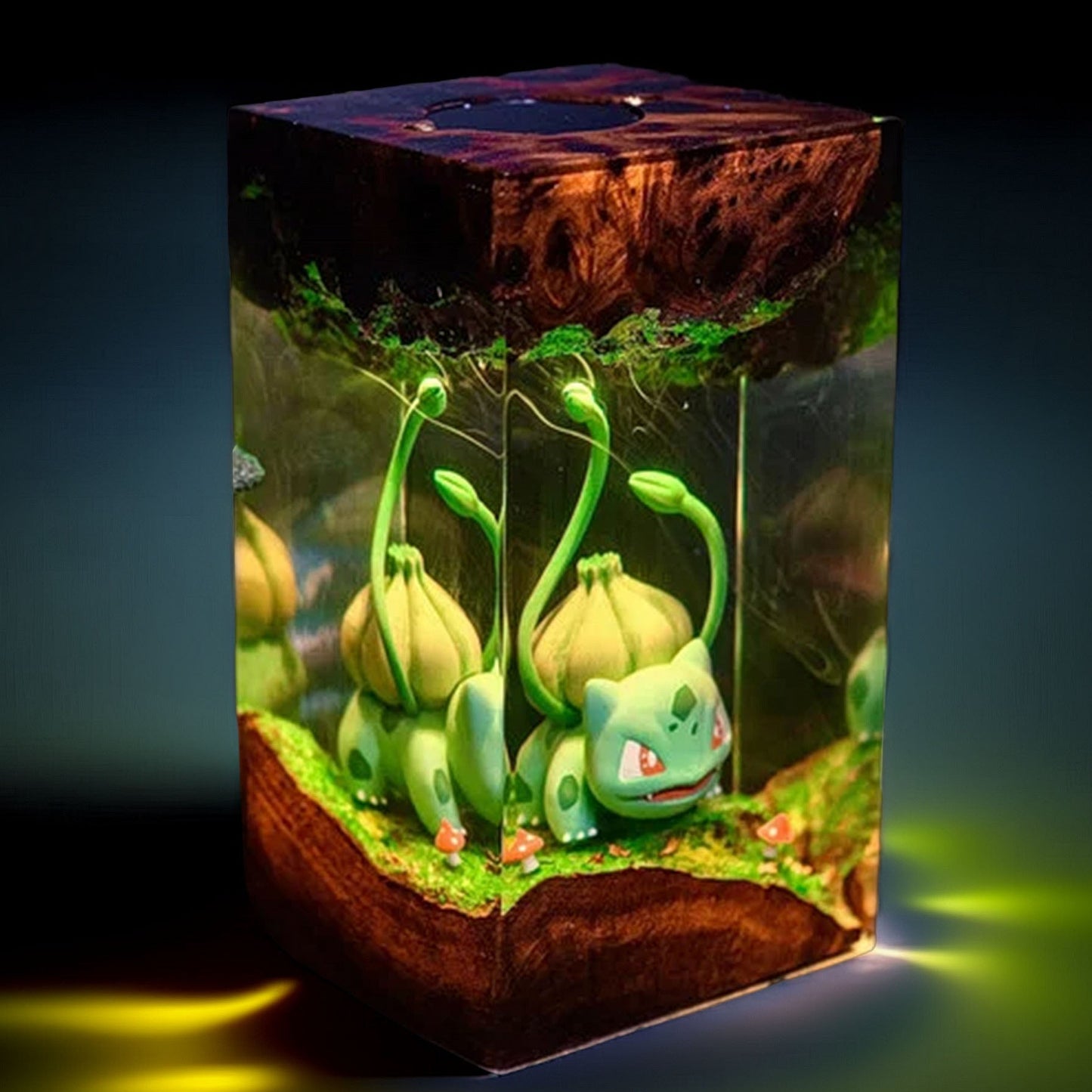 Bulb Seedling Beast Resin Lamp