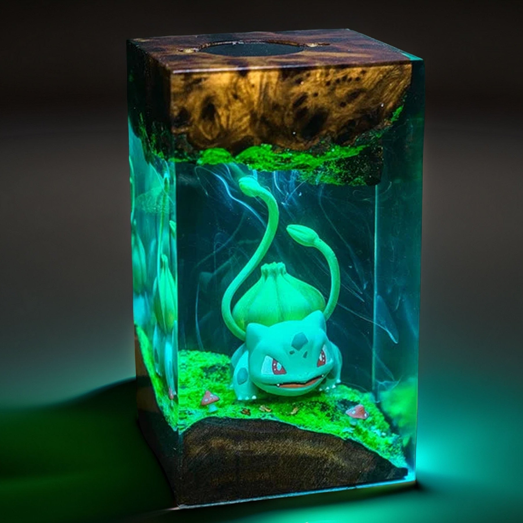 Bulb Seedling Beast Resin Lamp