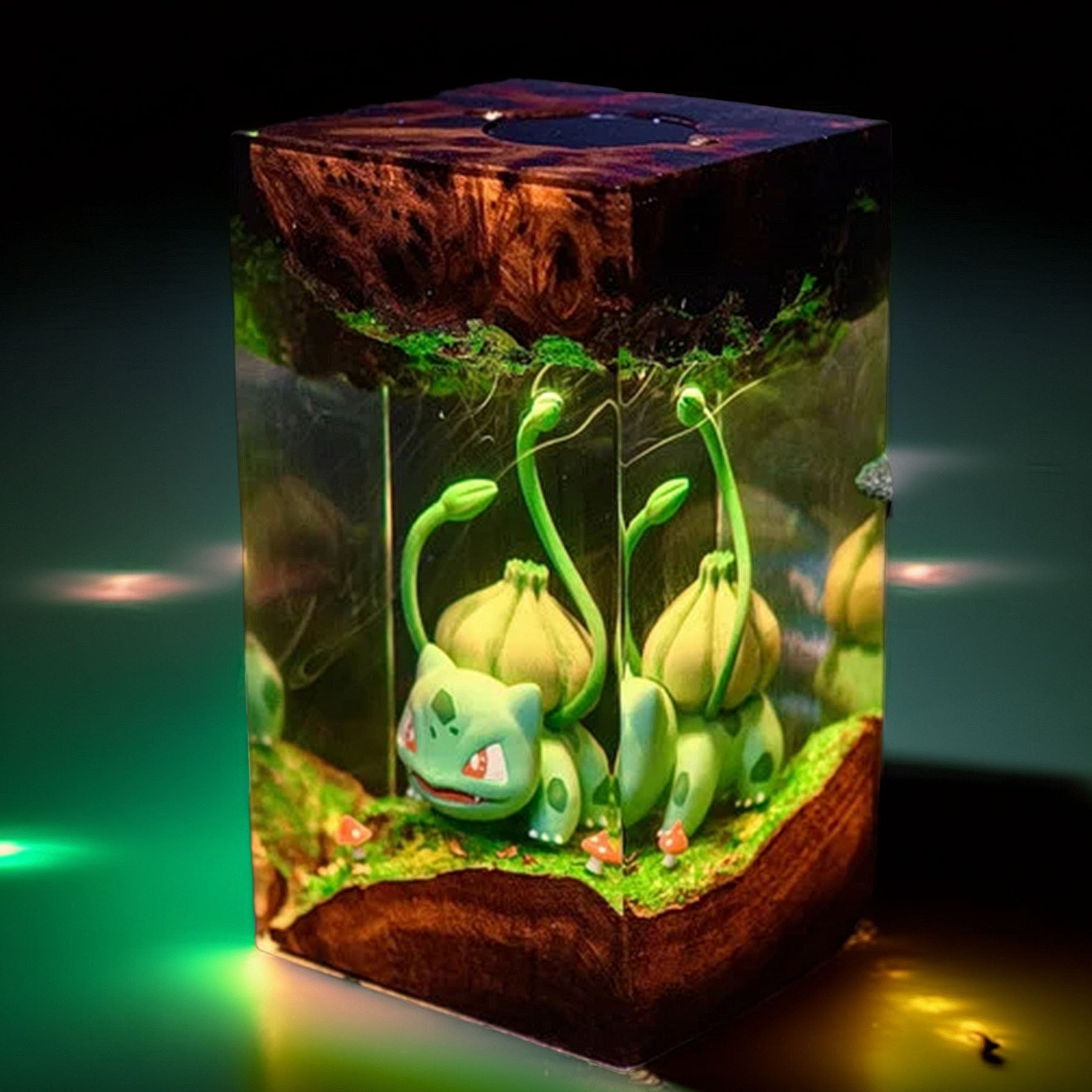 Bulb Seedling Beast Resin Lamp