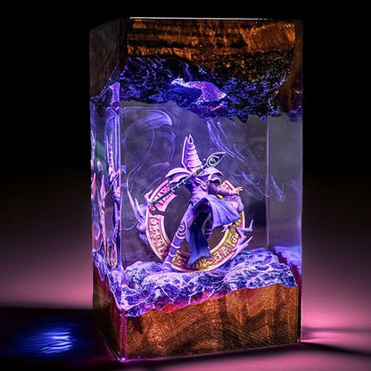 Robed Spellcaster Resin Lamp
