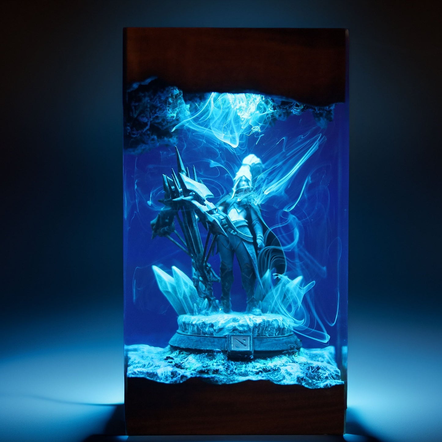 Shadow Elven Archer Resin Lamp
