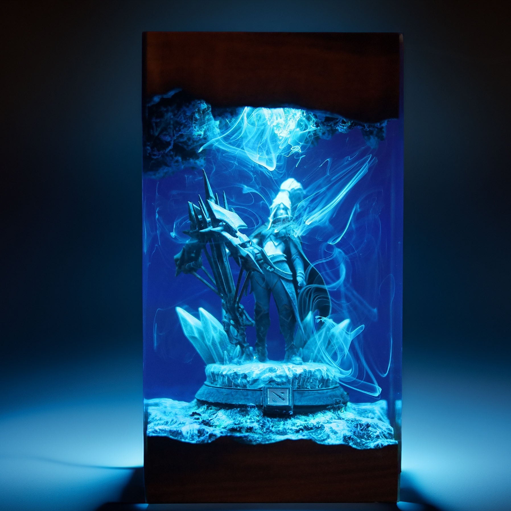 Shadow Elven Archer Resin Lamp