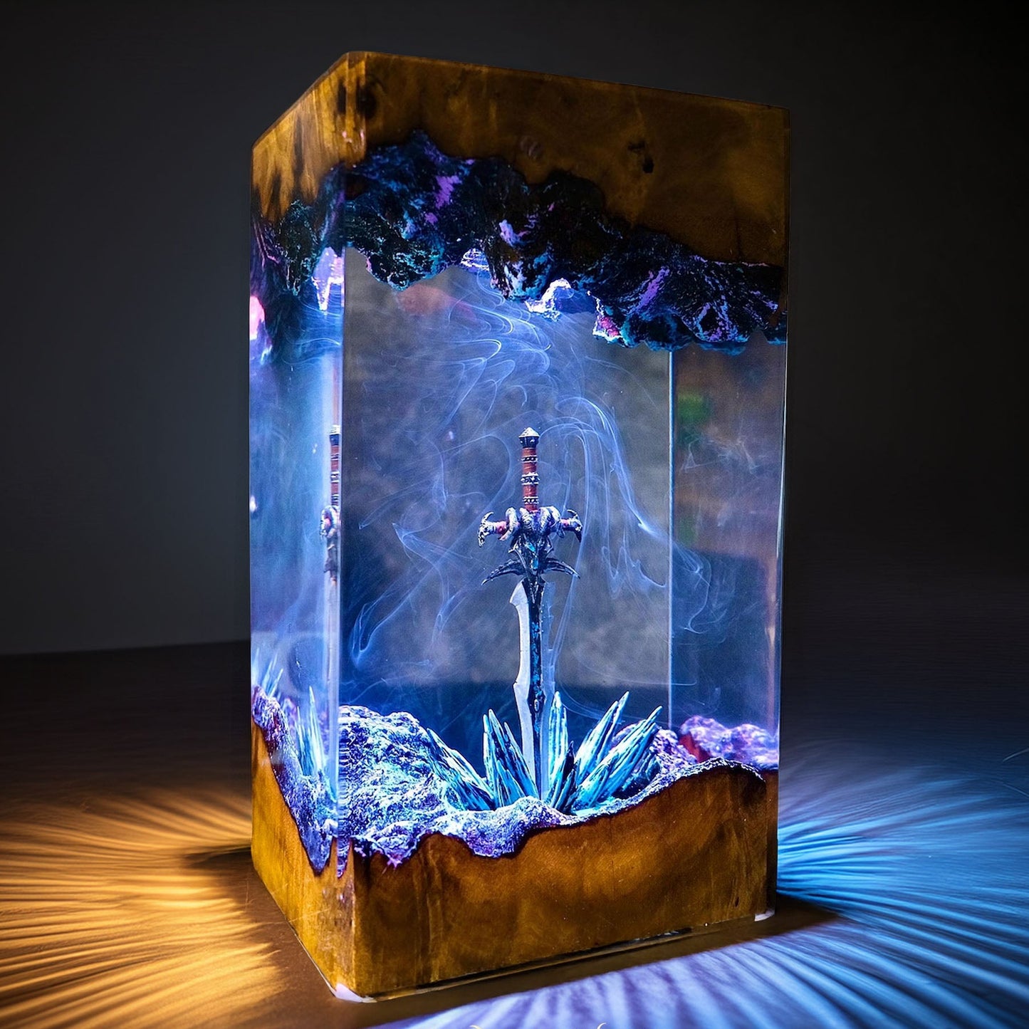 Frozen Soul Eater Blade Resin Lamp