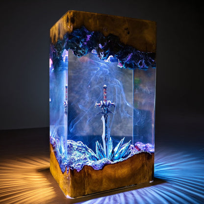 Frozen Soul Eater Blade Resin Lamp