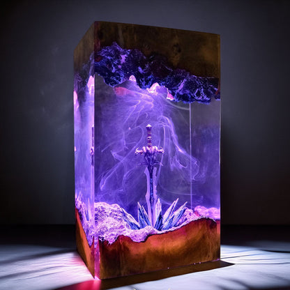 Frozen Soul Eater Blade Resin Lamp