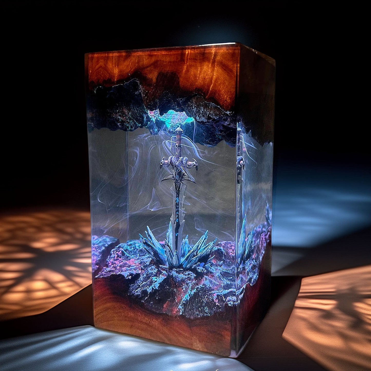 Frozen Soul Eater Blade Resin Lamp