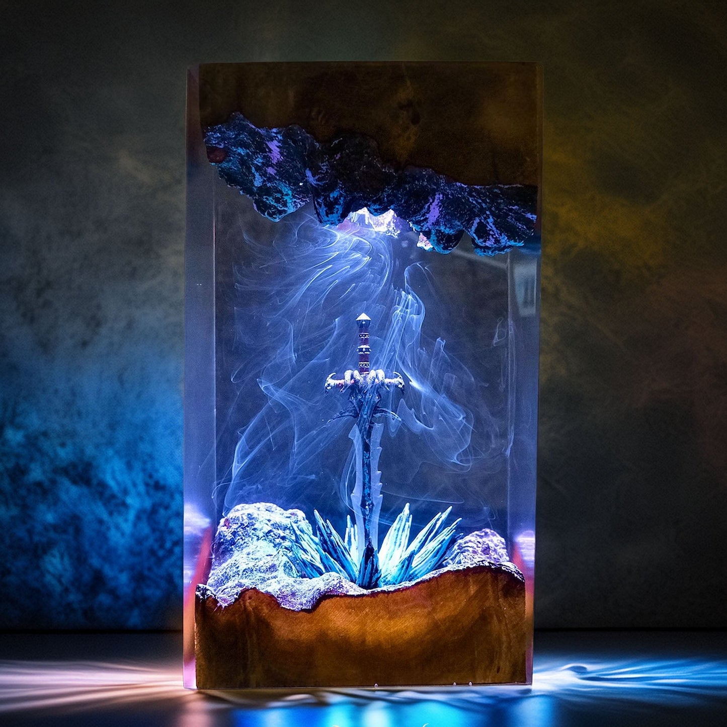 Frozen Soul Eater Blade Resin Lamp