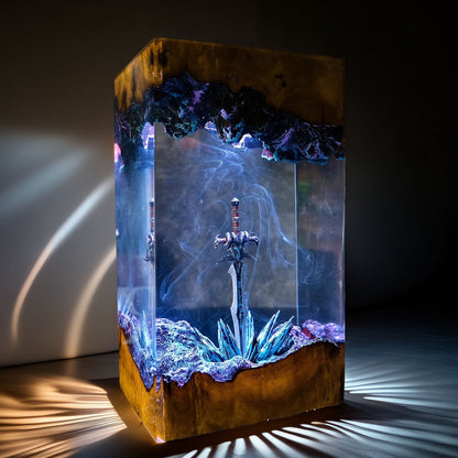 Frozen Soul Eater Blade Resin Lamp