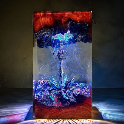 Frozen Soul Eater Blade Resin Lamp