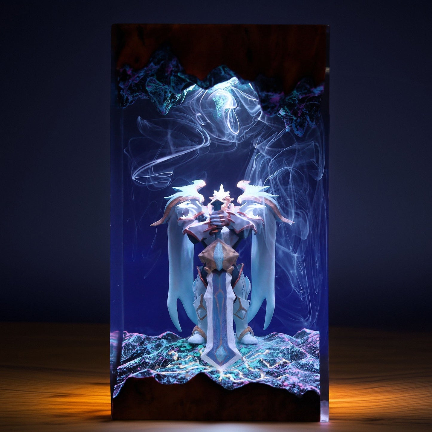 Demacian Steel Knight Resin Lamp