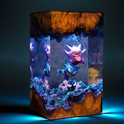Shadow Phantom Resin Lamp