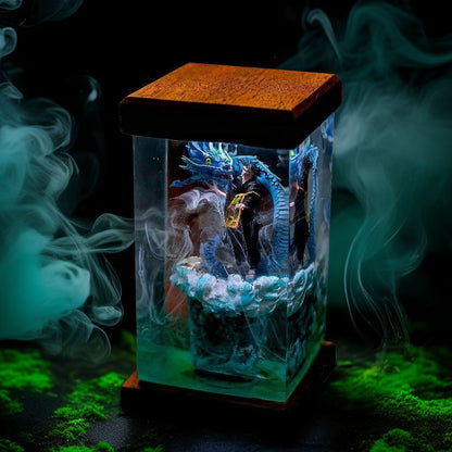 Curse Manipulator Antagonist Resin Lamp
