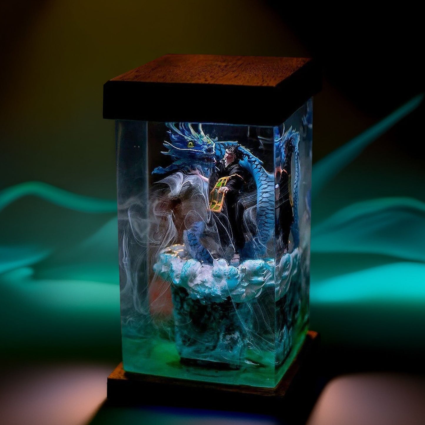 Curse Manipulator Antagonist Resin Lamp
